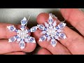 Beading4perfectionists: Snowflake 2021 beading turorial: Christmas gift idea.