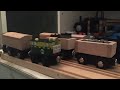 ￼Orbrium Toys Unpainted Wooden Train Cars