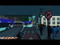 First Person Bus Ride Through Midtown | Cities: Skylines | Noire City