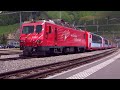 Arrival of Matterhorn Gotthard Bahn 3 