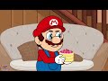 What Made Mario Angry? - Luigi's Love Story With Peach - Sad Story - Super Mario Bros Animation