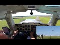 C152 Gusty Crosswind go around - Landing Attempt - Old Buckenham Airfield