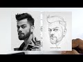 FREEHAND PORTRAIT DRAWING - How To Draw Freehand Outlines