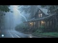 Beat Stress in Under 3 Minutes with Heavy Rain & Appalling Thunder Sounds | Nature White Noise ASMR