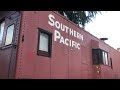 Old Southern Pacific Bay Window Caboose (#1283) at Placerville, California