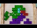 Jelly Tetris Shape Challenges - Softbody Simulation Compilation