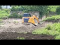 excavator mini liugong langsir tana meratakan gunung