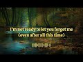 Lewis Capaldi - Forget Me (Lyrics)