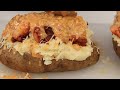 You’ll Never Make Baked Potato Any Other Way | Cajun Shrimp Stuffed Loaded Baked Potato