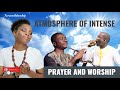 Atmosphere of intense prayer and worship with Nathaniel Bassey, Victoria Orenze & Theophilus Sunday