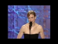 Reene Zellweger Wins Best Actress Motion Picture Musical or Comedy - Golden Globes 2001