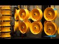 How To Produce Train Wheels & Pressed Rims. Most Satisfying Fabrication Process With Heavy Equipment