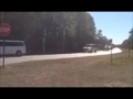 Motorcade in back of Magic Kingdom with President Obama.wmv