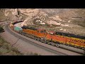 Cajon Pass- Sullivan's Curve- BNSF, UP, SP, CSX, Meets and More!