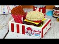 McDonald's Food Challenge Burger, Fries & Coke | Lego Cooking Food ASMR