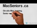 Mac Training for seniors