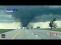 Tornado damage in Nebraska; intense storms in South Dakota