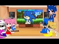 🖤😔~Piggy and sonic characters react to a sonic exe memes~😔🖤 ||Gacha club||