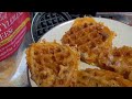 Making 4 Different Recipes With My Mini Dash Waffle Maker - Meat and Cheese Chaffles