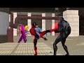 Spiderman Shark Superhero Family PRO 5 SUPERHERO TEAM Rescue Baby SpiderMan vs Badguy Joker, Venom