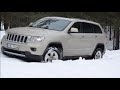 Offroad Grand Cherokee WK2, QuadraTrack II in old snow up-hill