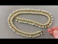 Beaded Pearl Necklace Tutorial using Seed Beads | Beaded Jewelry Making