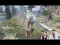 Husband & Wife play new survival game w/ SUPER detailed building (Enshrouded)