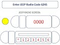 Universal Jeep Radio Code Entering Tutorial