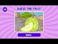 Guess the Hidden Fruit by ILLUSION🍓🍉🍑 | Guess by ILLUSION 🍌 Fruits Challenge