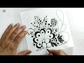 56 # 100 days of tangling | zentangle 100 day challenge | zentangle doodle art | zentangle muster