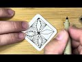 15 Minutes of Zen! Zentangle® method of drawing! Dia Ray.