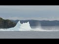 Massive Iceberg Foundering off Twillingate Island
