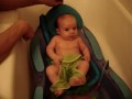 Zoë's First Tub Bath