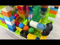 Marble run block course ☆ High course and 5 rotating holes