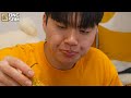 ASMR MUKBANG | fire noodle ramyeon, kimbap, kimchi recipe ! eating