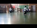 Karate kata demonstration