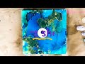 How to apply alcohol inks to canvas