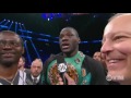 Deontay Wilder & Tyson Fury Exchange Words | SHOWTIME CHAMPIONSHIP BOXING
