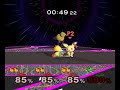 【SSBM TAS】3 Pichu vs Yoshi Handicap 9 Damage Ratio 0.5