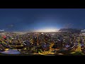Los Angeles, CA, USA. Aerial 360 video in 12K.