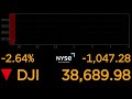 Watch Dow trade in real time — 8/5/2024