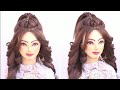 Stylish best ponytail l wedding hairstyles kashee's l curly bridal hairstyles l engagement look