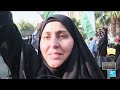 Des Iraniens se rassemblent pour le cortège funèbre de Haniyeh à Téhéran • FRANCE 24