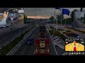 Rainy Day Driving in Euro Truck Simulator 2 With Logitech G29