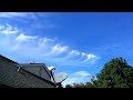 Ripple in clouds cloaked ufo ?