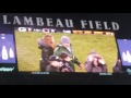 Brett Favre jersey retirement, with Bart Starr at Lambeau Field
