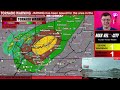 🔴 BREAKING Tornado Warning In Kentucky - Tornado Outbreak Possible Today - With Live Storm Chasers