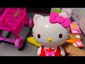 Unboxing Talking Hello Kitty Shopping Cart Set | ASMR