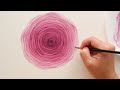 3 Basic Watercolor Techniques of Transparent and Botanical Painting