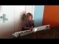 Alli playing piano